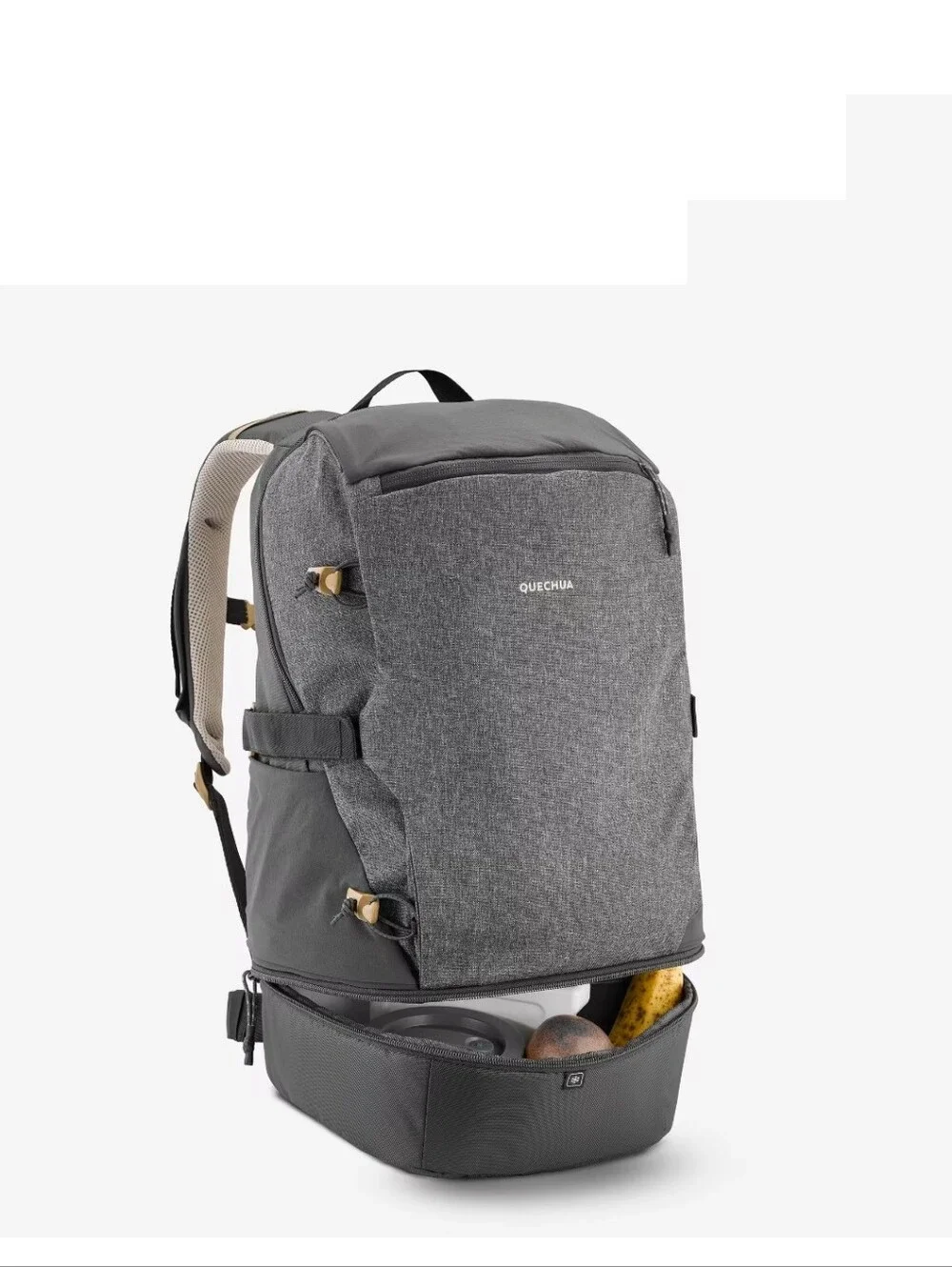 QUECHUA/Decatlon Arpenaz 500 30L insulated hiking backpack - Ice grey
